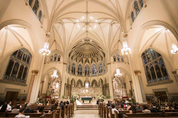 Inside of church