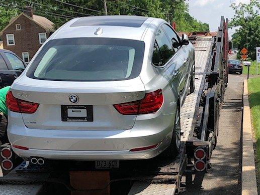 BMW 3 Series GT xDrive loaded up and shipping to new home in Ocala, FL