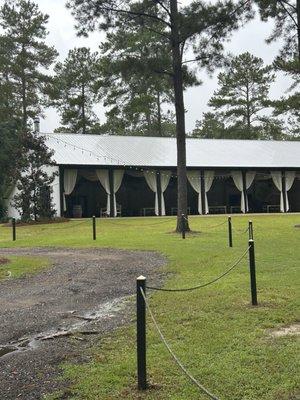 The barn for the reception