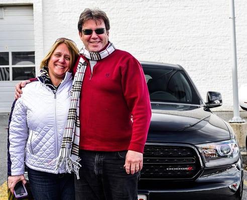 Congratulations to Tom and Christine on their brand new 2015 R/T Dodge Durango!