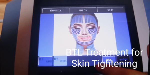 BTL Treatment for Skin Tightnening.
 First trail Price is $129/45min!