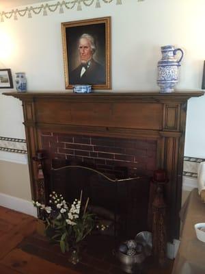 Original fireplace