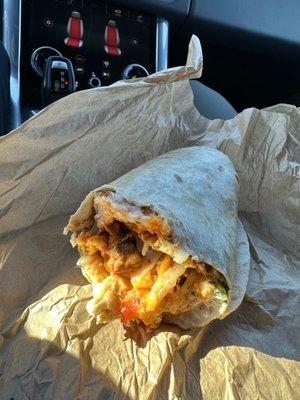 Carne asada burrito