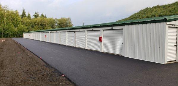 New storage buildings.