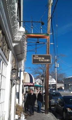 Store's front sign