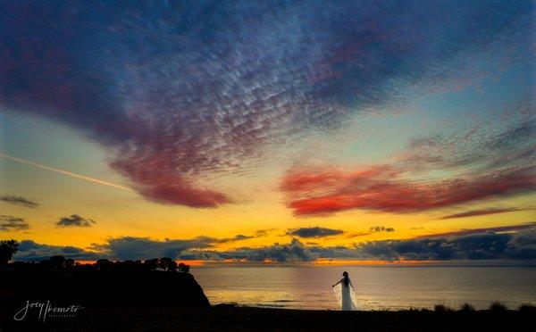 Beautiful Sunset of our Bride!