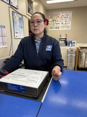 This post office has the worst customer service ever. Lady was completely miserable & not helpful at all. Don't bother stopping here!