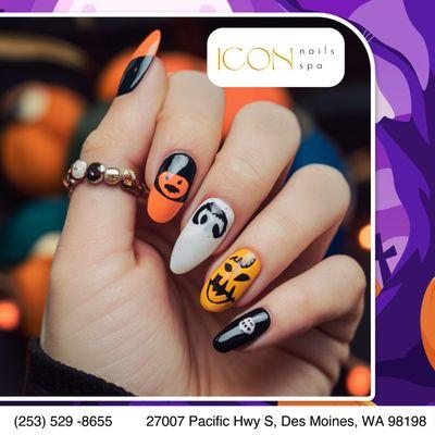 Your nails deserve a spooky makeover! Book your Halloween nail art session for eerie yet stylish designs.