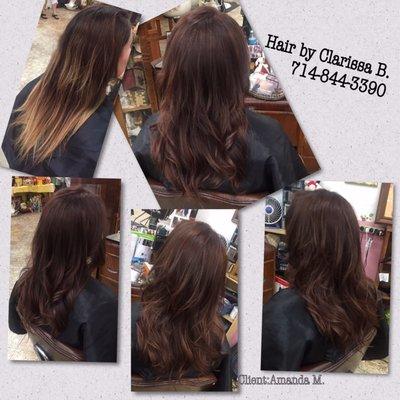 Red Brown hair color by Clarissa