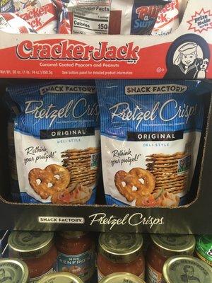 Pretzel crisps!