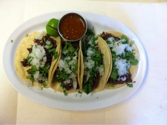 Tacos de asada.