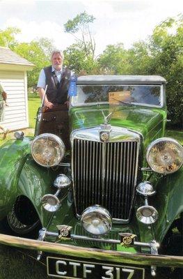 1938 MGSA Tickford Drophead Foursome at Greenfield Village Motor Muster, using Logan Glass for visibility.....:}