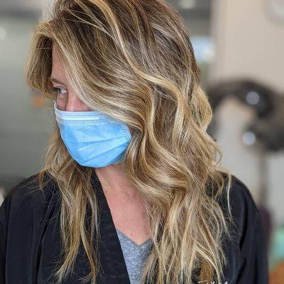 Balayage highlights