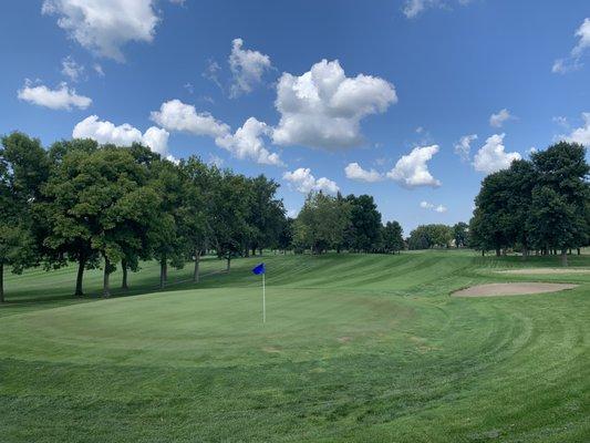 Golf course from behind Hole 9 green