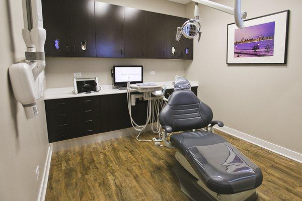 Modern treatment rooms