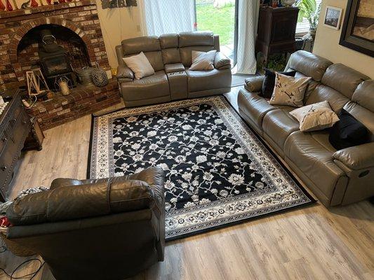 New luxury vinyl plank floors installed in my rental.