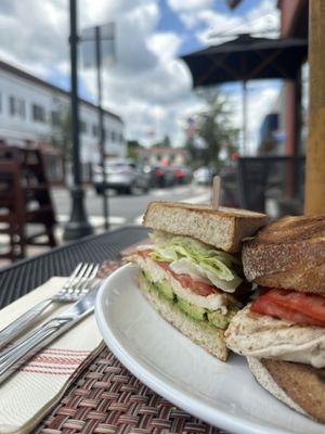 Grilled Chicken Sandwich on Sourdough Bread