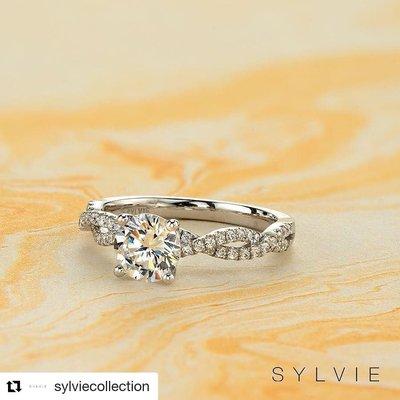 Sylvie infinity twist diamond ring