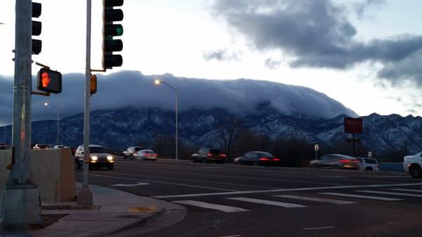 Wonderful mountain view from highway 550