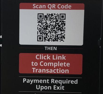 Scan code for parking.