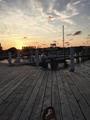 View from the dock