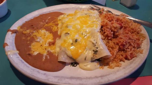 Spinach enchiladas