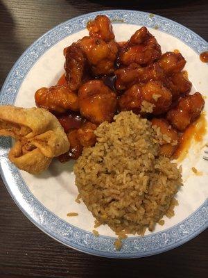 Sesame Chicken Lunch special