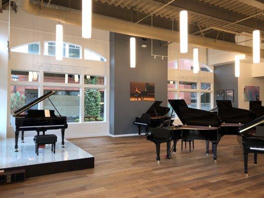 Interior of Piano Gallery