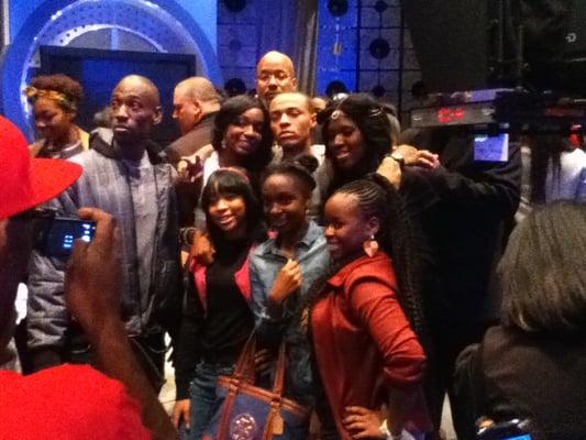 bow wow and all his fangirls! ...and guys. haha taping of 106&park