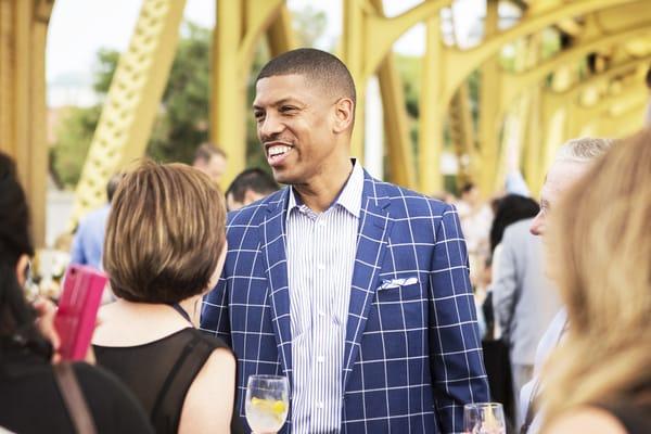 Mayor Kevin Johnson at the 2015 Farm to Fork Tower Bridge Gala