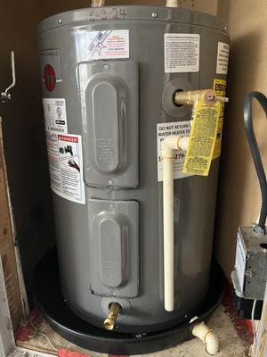 Water heater install