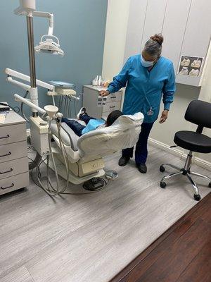 Individualized care with children, even from the Dental Assistants.