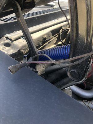 Harness for defog and heater left hanging