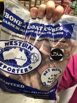 Goat cubes. Because everyone needs goat cubes.