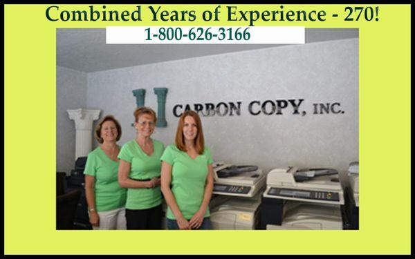 Carbon Copy, Inc., Your Copier and Printer Specialists 1-800-626-3166