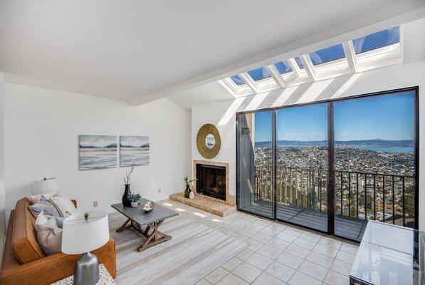 119 Topaz, amazing views from the top of Diamond Heights in San Francisco.