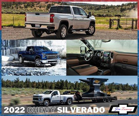 '22 Chevy Silverado 3500HD & 2500HD Coming Soon! At Jim Trenary Chevrolet! Call us (636)-946-6300 or visit us at 501 Auto Mall Dr. O'Fallon,