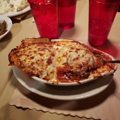 Stuffed pepper and Lasagna combination