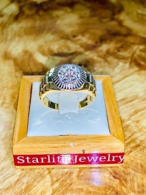 14k Gold Men's Rolex style Ring.