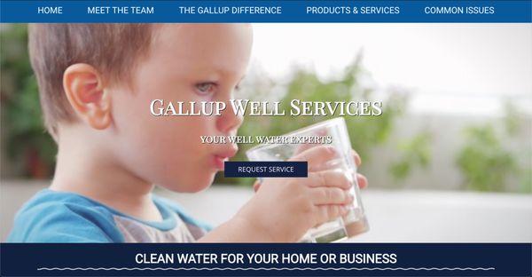 Gallup Well Services. Clean water for your home or business! Call 410-321-7244.