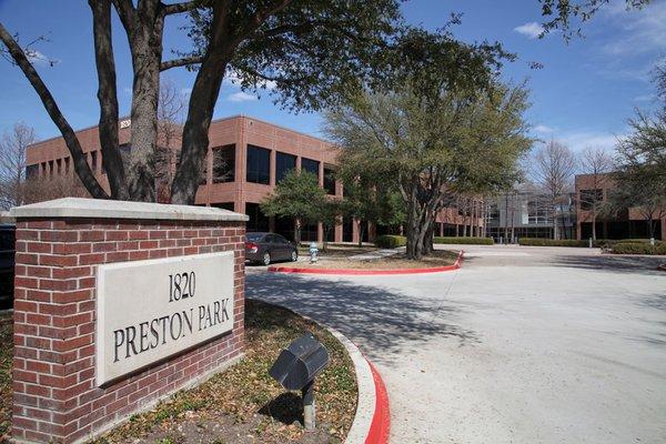 The Plano office is located at 1820 Preston Park Blvd., Suite 1850.