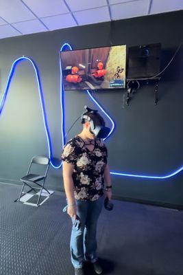 Vr experience with no wires!