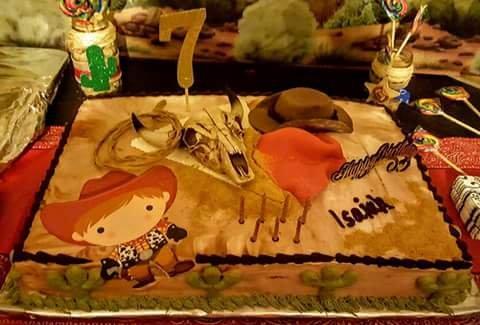 Western theme cake.