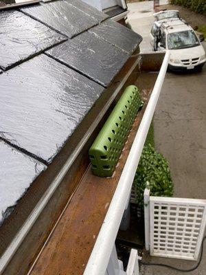 GutterStick downspout protection