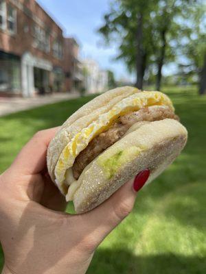 Breakfast sandwich