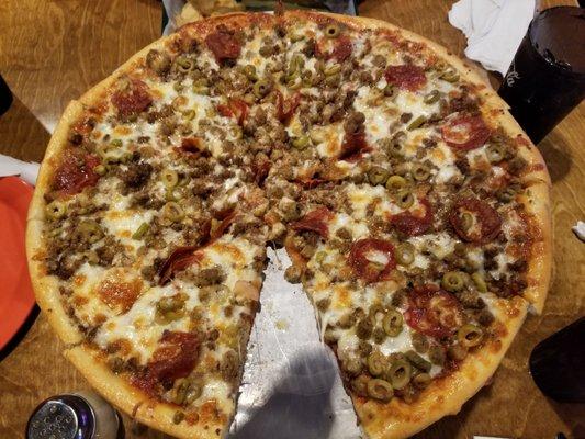 This is our favorite Pizza from Grady's.