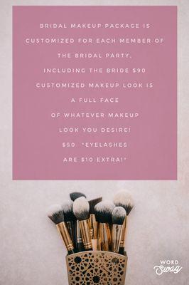 Makeup packages!