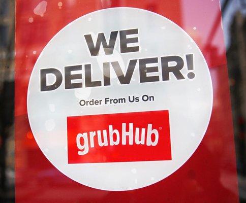 Order us to your doorstep on Grubhub!