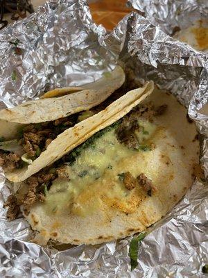 Beef tacos