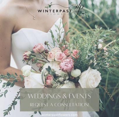 WinterPast Wedding Design Team would love to be apart of your special day.